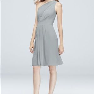 David’s Bridal One Shoulder Dress